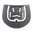 Holster SERPA CQC 1911 COMMANDER droitier noir