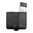 Porte-chargeurs double pour chargeurs à simple colonne, noir