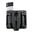 Porte-chargeurs double pour chargeurs à simple colonne, noir