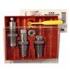 Le set de 3 dies PACESETTER pour 375 H&H Magnum inclut un die de mise à taille, un die de siège de balle, et un die de sertissage. Compatible avec toutes les presses de rechargement 7/8"-14.