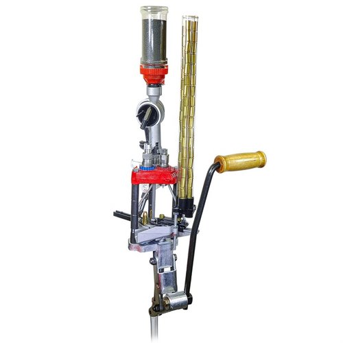 Le Pro 1000 Press de Lee Precision est un kit de rechargement progressif 3 trous, idéal pour une production rapide et efficace de munitions avec un système de chargement fiable.