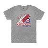 T-shirt mélange POLYMERICAN gris chiné XL