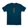 HULA GIRL T-shirt CVC bleu stone chiné 2XL