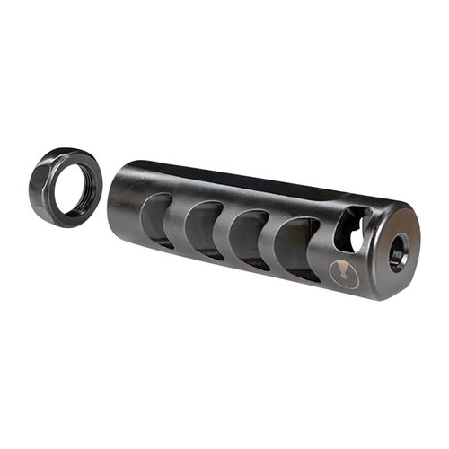 Le compensateur APOLLO LR réduit le recul et l'élévation du canon, parfait pour les calibres long range et magnum, te permettant de voir la touche à distance.