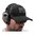 Casquette trucker noire, patch standard