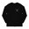 MULEY T-shirt manches longues coton noir S
