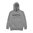 GO BANG PARTS Sweat à capuche M gris chiné