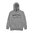 GO BANG PARTS Sweat à capuche L gris chiné