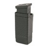 Le SINGLE MAGAZINE POUCH DOUBLE STACK BLACKHAWK est léger, sécurisé et permet un accès rapide à ton chargeur 9mm/.40 Cal pour des changements de munitions efficaces.
