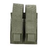 Double porte-chargeurs pour pistolet, vert olive