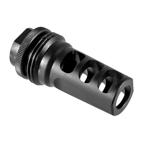 Le frein de bouche ASR Hybrid de SilencerCo réduit le recul et facilite le montage de ton silencieux avec une installation simple et rapide.