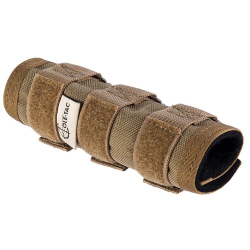 La housse de suppressor Cole-Tac Metal Python protège ton suppressor, évite de te brûler et réduit le mirage grâce à ses sangles BOA innovantes.