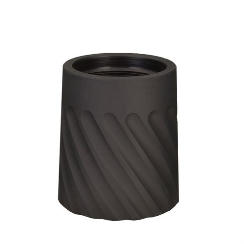 Le nut d'extension tube 12 GA de Nordic Components est en aluminium anodisé noir, idéal pour fixer les extensions de manière robuste et esthétique.