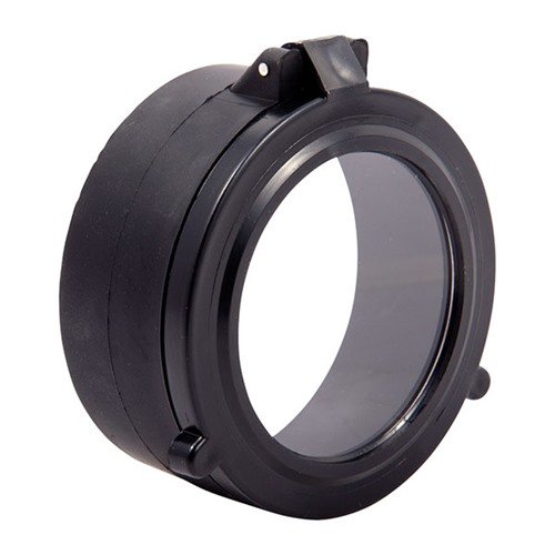 Les couvercles de lentille BLIZZARD s'ouvrent facilement avec un simple toucher, offrant une protection contre les intempéries et une visibilité rapide pour tes tirs.