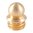 Perle à jupe en laiton, 1/8" 6-48 TPI, dorée