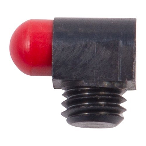 Le SIGHT BEADS de BRADLEY GUNSIGHT offre une fixation solide avec un design en acier, disponible en plastique rouge ou blanc et en laiton pour plus de résistance.