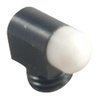 Perle de guidon standard, 1/8" 6-48 TPI, tige 5/64", blanche