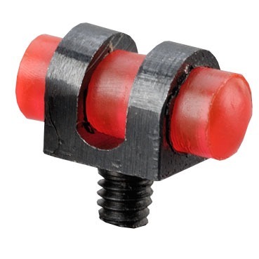 Les billes de visée avant HIGH VISIBILITY de CARLSONS offrent une excellente visibilité avec une bille blanche par temps nuageux et une bille rouge fluorescent au soleil.