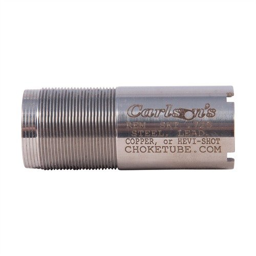 Les tubes de choke en acier inoxydable de Carlson's sont résistants à la rouille, compatibles avec les cartouches magnum et acier, et adaptés aux modèles RemChoke.