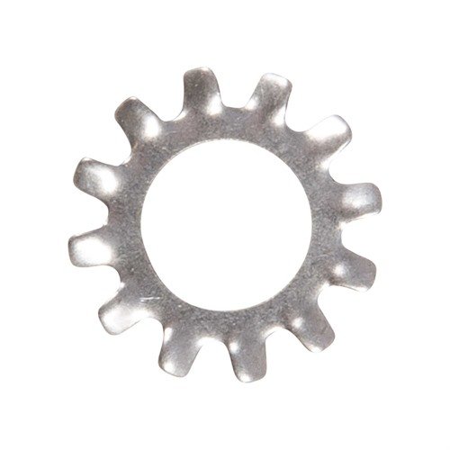 La rondelle de verrouillage AR-15 A4 en acier inoxydable argenté assure une fixation sécurisée et durable pour ton Colt AR15-A4, idéale pour des performances optimales.