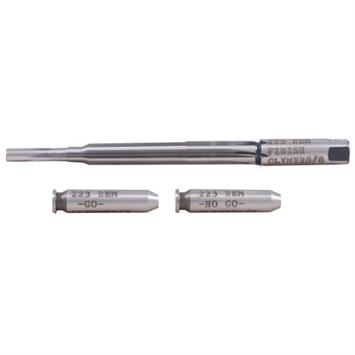 Les kits de reamers CLYMER .223 et .308 offrent des outils de précision pour un chambrage sûr et précis, avec des reamers en acier de haute qualité et des jauges de tête.