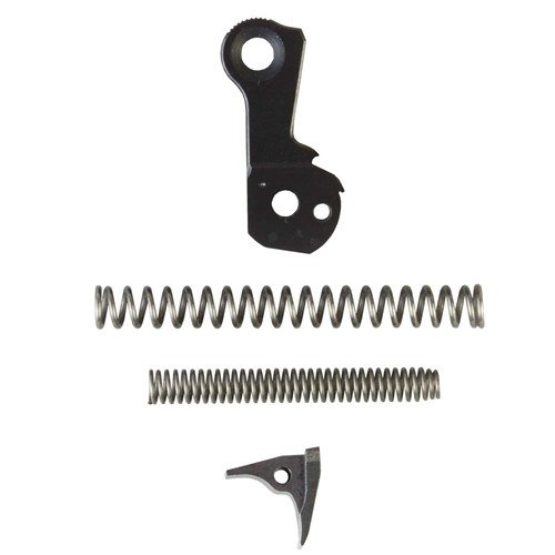 Améliore ton tir avec ce set de 4 pièces : sear CNC, ressort de marteau réduit, marteau confortable et ressort de percuteur standard pour une précision optimale.