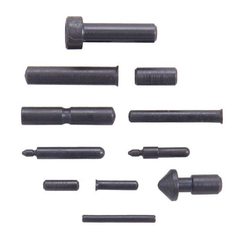 Le 1911 COMPLETE PIN SET de CYLINDER & SLIDE remplace tous les pins de ton 1911, avec des pins en acier traité pour une durabilité optimale et une installation facile.