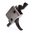 Détente monostage courbée, goupille large, 6 lb