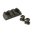 Section de rail PICATINNY 3 fentes M-LOK aluminium noir