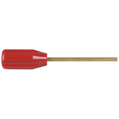 Le cleaning rod DEWEY en laiton solide et non rayant facilite le nettoyage des chambres de pistolets, avec une prise confortable et un design sans flex.