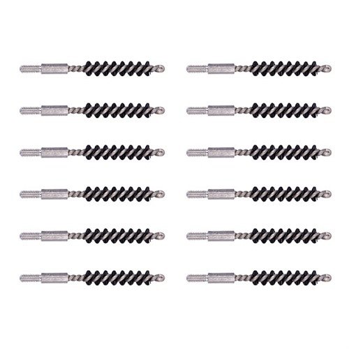 Les brosses Dewey en aluminium éliminent les faux positifs de fouling cuivre, sont douces pour le canon et offrent une puissance de nettoyage optimale grâce aux poils en nylon.