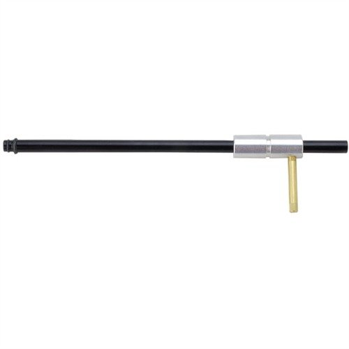 Protège la chambre de ton arme lors du nettoyage avec un guide de tige en aluminium ajustable, compatible avec la plupart des carabines à verrou.