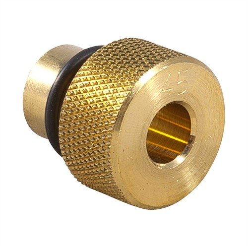 Le guide de bouche en laiton usiné avec O-Ring protège le rayage et maintient la tige centrée, sans rayer le revêtement. Idéal pour les calibres .30 à .45.