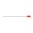 Tige de nettoyage revêtue 17" filetée 8-36M pour calibres 22-26