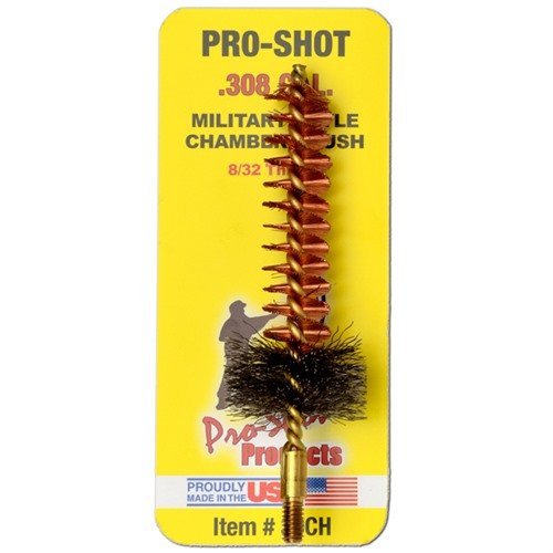 Le pinceau de chambre AR10 .308 de style militaire te permet de nettoyer efficacement ta chambre, garantissant des performances optimales de ton arme.