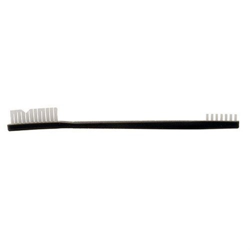 La brosse à arme double extrémité en nylon de PRO SHOT est idéale pour un nettoyage efficace, atteignant les zones difficiles d'accès sans rayer.
