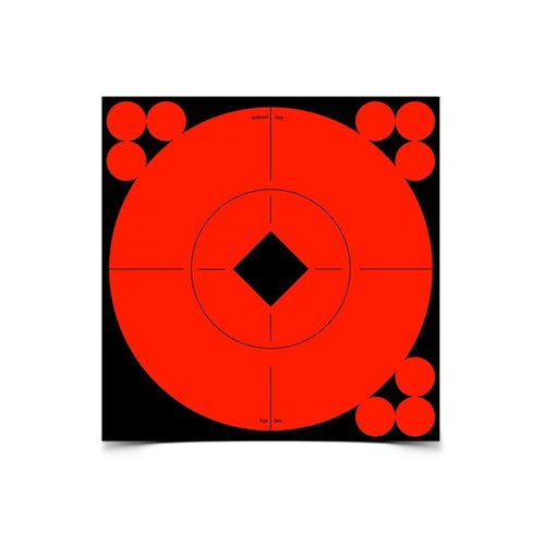 Les Target Spots auto-adhésifs de 6" te permettent de créer des bullseyes instantanés, avec une couleur rouge fluo pour une meilleure visibilité des impacts!