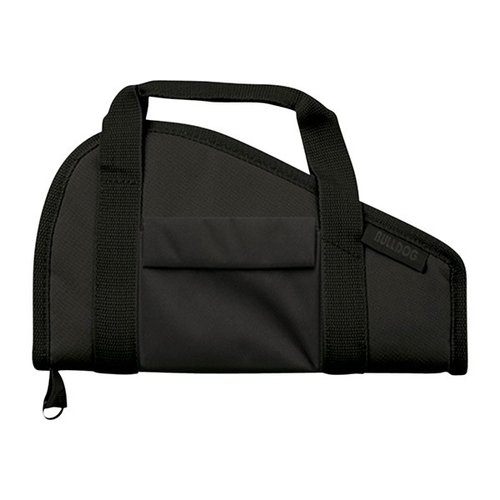 Le Bulldog Medium Black Pistol Rug avec poche d'accessoires offre une protection optimale pour ton arme, tout en étant pratique et facile à transporter.