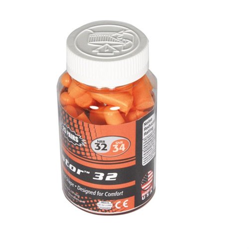 Les bouchons d'oreilles en mousse Radians, 25 par pot, offrent un confort optimal et une excellente isolation phonique pour te protéger des bruits forts lors de tes sessions de tir.