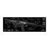 Tapis de banc AR-15 découpé 3D