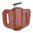 Porte-chargeur simple pour chargeurs mono-colonne, marron classique