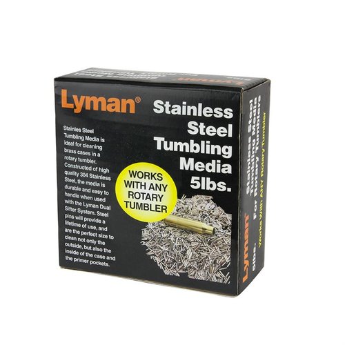Le Rotary Case Stainless Steel Media de 5lbs est idéal pour un nettoyage efficace de tes douilles, offrant une brillance et une propreté inégalées.