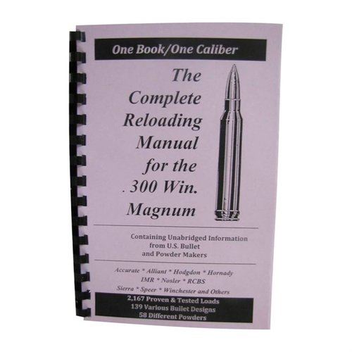 Le Loadbooks .300 Winchester Magnum te fournit des recettes précises, des conseils d'experts et des informations essentielles pour optimiser tes recharges.