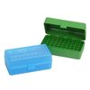 MTM boîte 50 cartouches à couvercle rabattable 223 270 WSSM 460 500 S&W