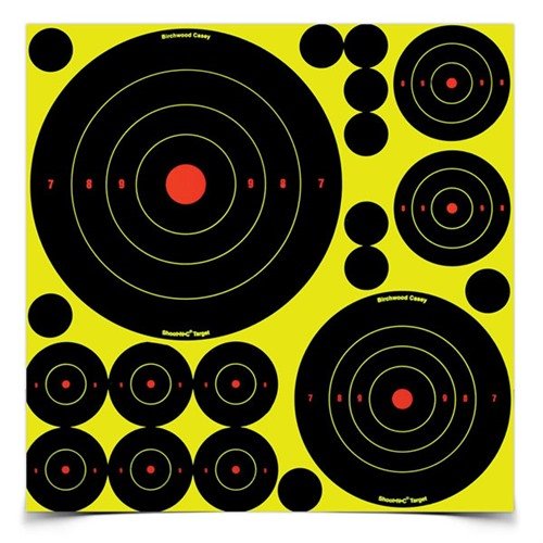 Découvre le pack varié avec 50 cibles et 50 pasters de réparation, parfait pour tous types d'armes à feu, du tir à longue distance au tir de précision!