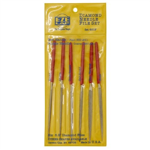 Les EZE-LAP Diamond Needle Files sont des outils de précision pour un retrait rapide de matériaux durs, avec surface diamantée pour une coupe efficace.
