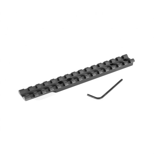 Ajoute une rail Picatinny à ton Ruger 10/22 sans perçage, fabriqué en aluminium 6061 T6, léger et robuste, avec des fentes pour un réglage rapide de la lunette.