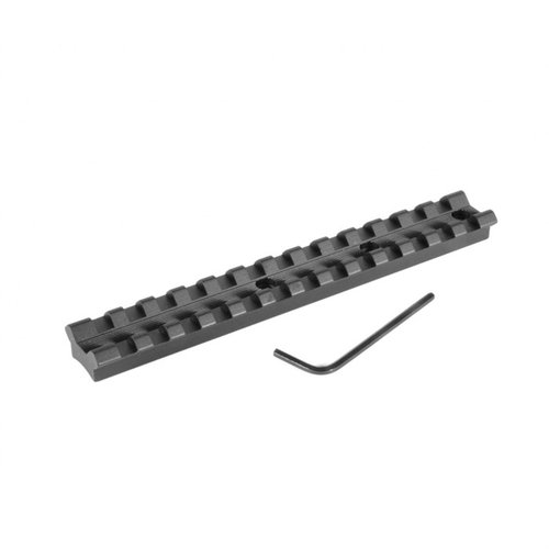 Ajoute une base de lunette Picatinny à ta Remington 870 sans perçage, légère et robuste en aluminium 6061 T6, pour un réglage facile de la portée.