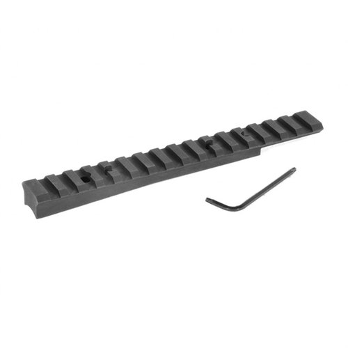 Les bases de lunette EGW Ruger No.1 Varmint offrent une rail Picatinny sans perçage, en aluminium léger et rigide, pour un montage facile et flexible.
