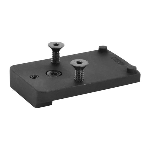 Le montage EGW pour Trijicon RMR en aluminium 7075, facile à installer sans modifications, te permet d'ajouter un point rouge sur ton Colt Gold Cup.